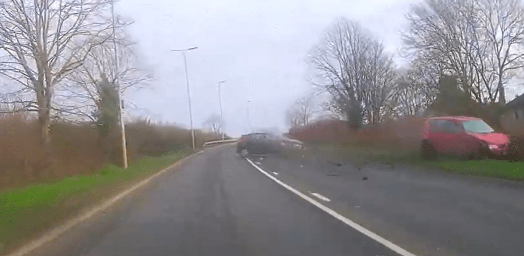 crash 2 - News for Peterborough and Cambridgeshire Thorney drink driver Djiferson Monteiro has escaped jail but given a suspended sentence for causing this crash in Peterborough on New Year’s Day 2023.