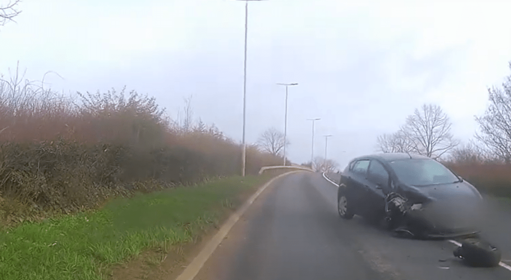 crash 3 - News for Peterborough and Cambridgeshire Thorney drink driver Djiferson Monteiro has escaped jail but given a suspended sentence for causing this crash in Peterborough on New Year’s Day 2023.