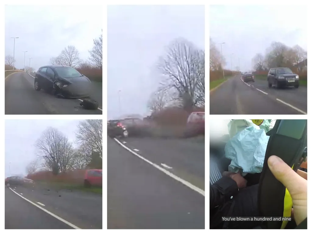 WATCH: 3 times over limit drink driver in head on Peterborough crash