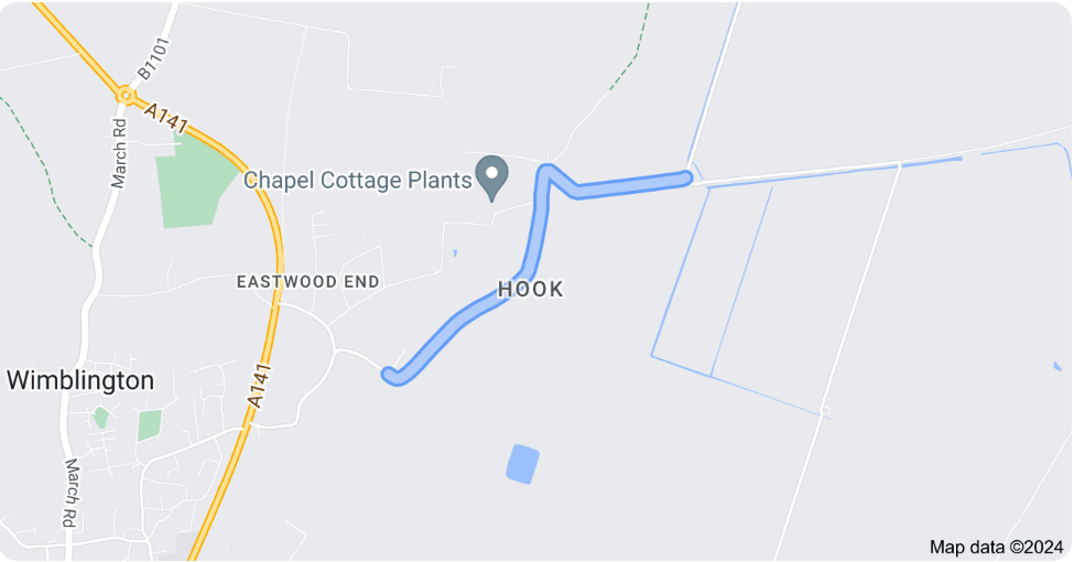 Hook Road, Wimblington. IMAGE: Google 
