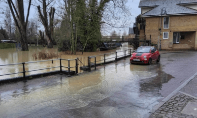 “Does anyone know who owns this car? It’s about to be flooded,” said Cllr Stephen Ferguson, the independent councillors for St Neots East & Gransden.