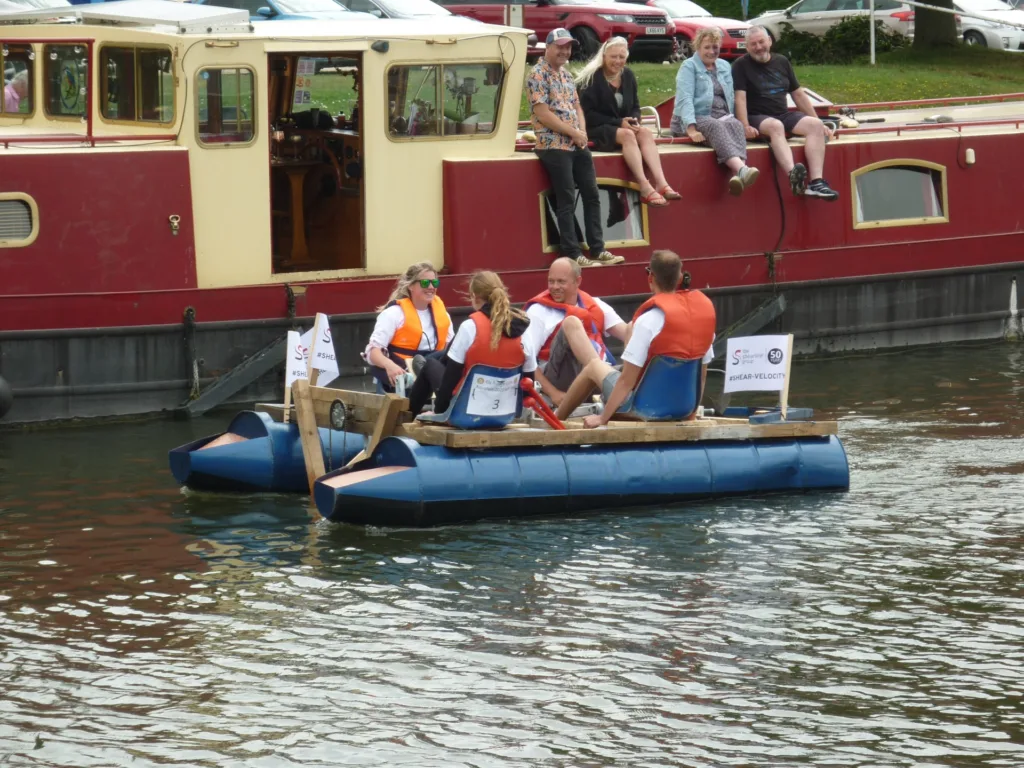 A glimpse of what to expect if you sign up for the Aquafest raft race in Ely on July 7