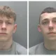 Jailed: Aidan Bird (left) formerly of Pettis Road, St Ives, was jailed for seven and a half years and Jaylen Harradine, of Dolphin Close, Cambridge, was jailed for three years and nine months.