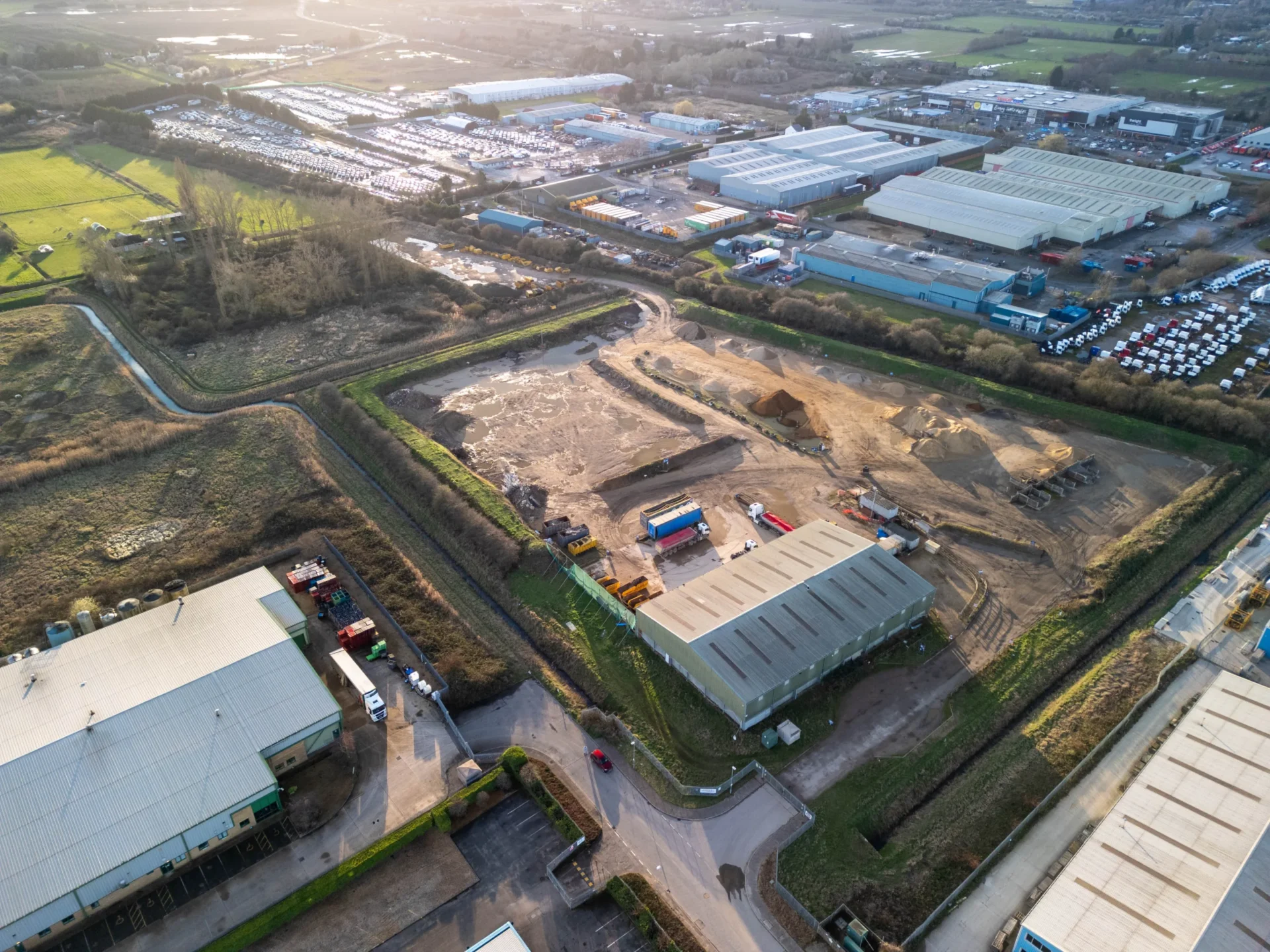 Algores Way, Wisbech, where a mega incinerator is to be built by MVV. An argument is raging over whether local councillors should engage with the developers after the Conservative government approved it. PHOTO: Terry Harris