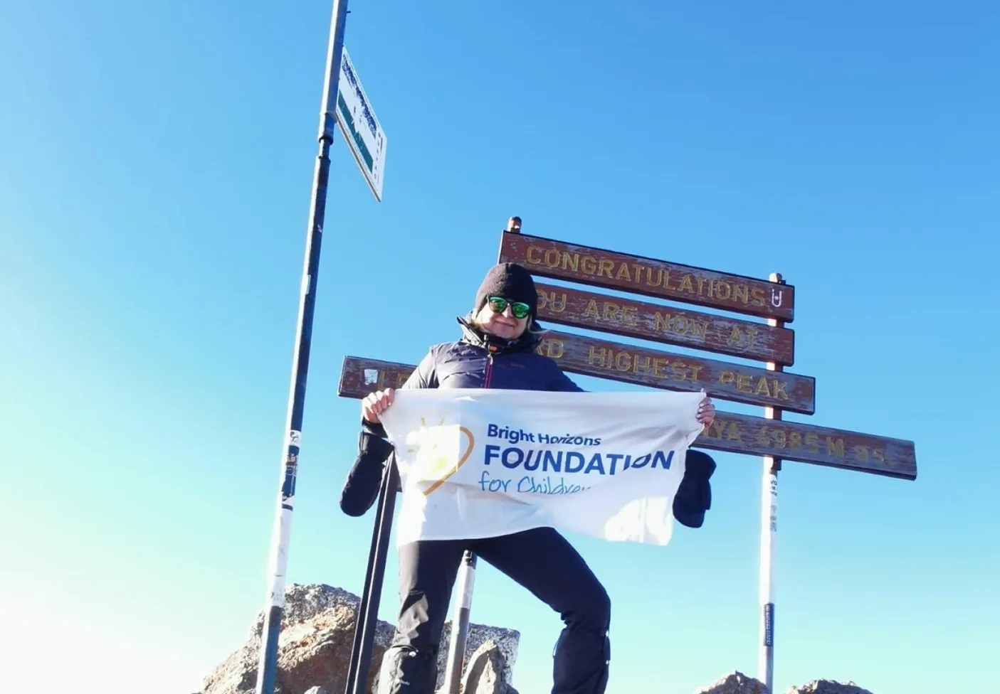 Severica said: “Standing on the summit of Mount Kenya, I felt a surge of emotions. Reaching this peak wasn't just about personal achievement; it was about the children facing unimaginable trauma