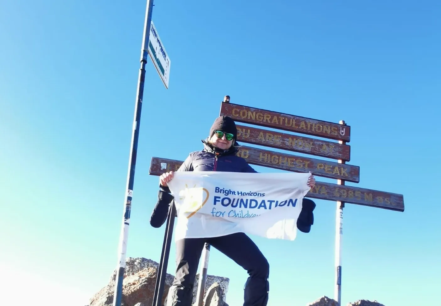 kenya 2 - News for Peterborough and Cambridgeshire News for Peterborough and Cambridgeshire - Severica said: “Standing on the summit of Mount Kenya, I felt a surge of emotions. Reaching this peak wasn't just about personal achievement; it was about the children facing unimaginable trauma