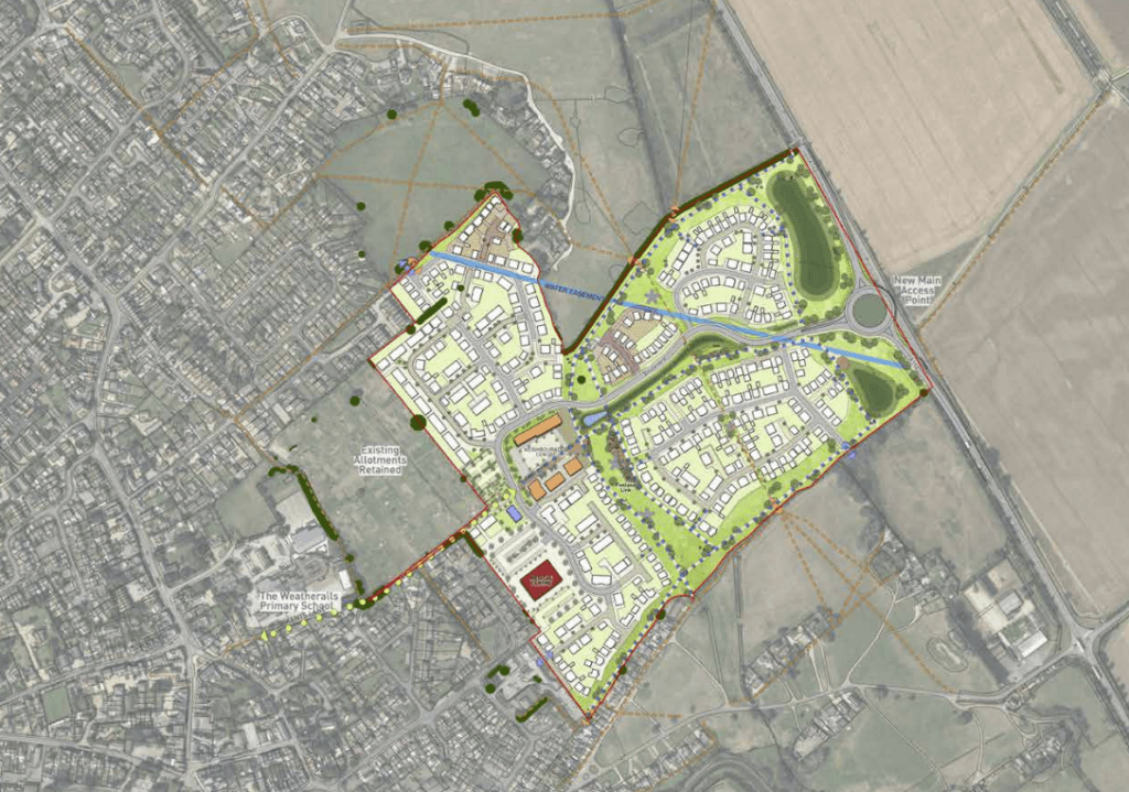 Taken from the refreshed design and access statement produced by This Land Ltd for their development at Soham. This Land Ltd is 100 per cent owned by Cambridgeshire County Council. 