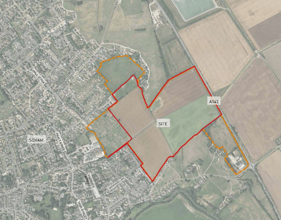 Taken from the refreshed design and access statement produced by This Land Ltd for their development at Soham. This Land Ltd is 100 per cent owned by Cambridgeshire County Council. 