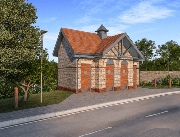In with the new: 3D images of the new toilet block planned for Grays Lane, March 