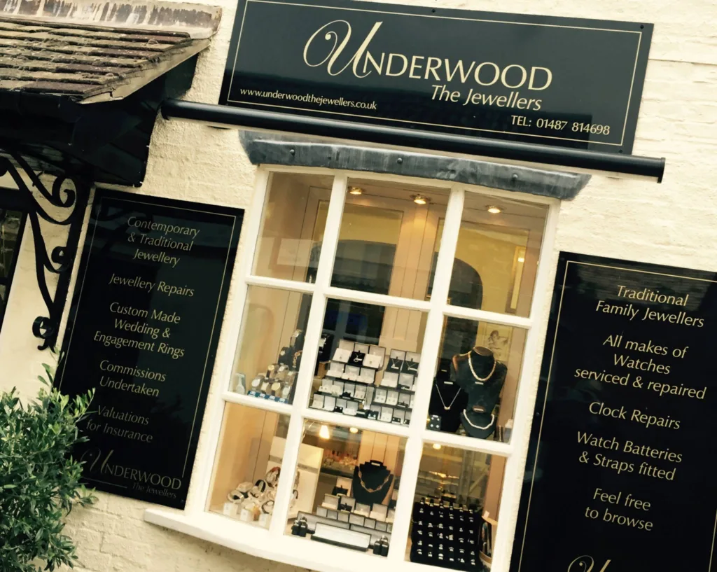 Police have been at the scene of the break in at Underwoods The Jewellers in Darling Mews, Ramsey, throughout the day.