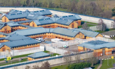 Whitemoor Prison, March, Cambridgeshire, where forensics experts are looking for DNA and other evidence after a prison officer was seriously assaulted. PHOTO: Bav Media