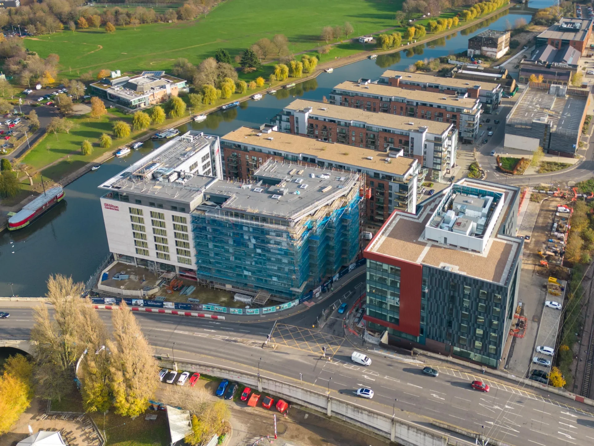 Peterborough Hilton Garden Hotel - News for Peterborough and Cambridgeshire News for Peterborough and Cambridgeshire - A decision by Peterborough City Council’s Cabinet to proceed with the sale of the unfinished Hilton Hotel site at Fletton Quays has been called in for further scrutiny, amid concerns about whether the move represents “best value” for the authority and the city. IMAGE: Terry Harris