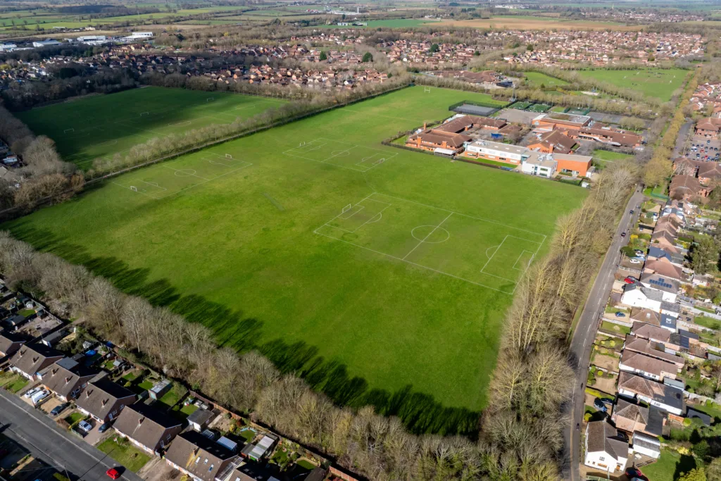 Werrington Fields at Ken Stimpson Academy, where a long-running dispute over fencing and public access is nearing a decision, with plans set to balance school safeguarding needs and continued community use.Picture: Terry Harris
