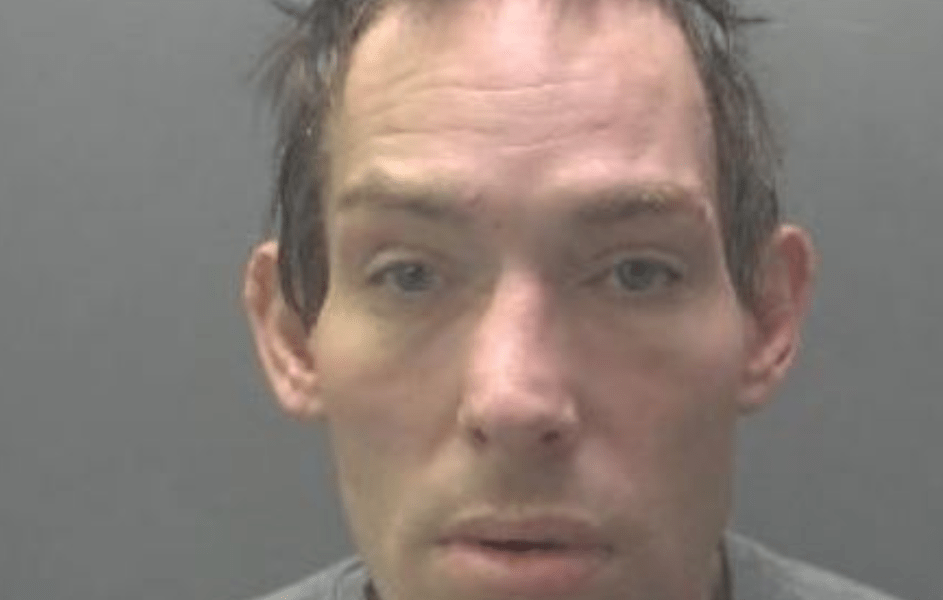 James Brudenell, 42, entered the house in Hinchliffe, Orton Goldhay, Peterborough, through the front door at about noon on 30 January and stole a purse.