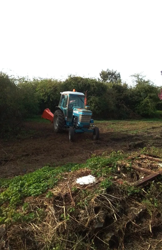 The site off Gunthorpe Road where workmen have begun clearing the site and caused an uproar among local residents. Residents have taken photos of the area being cleared and contacted councillors for an explanation. 