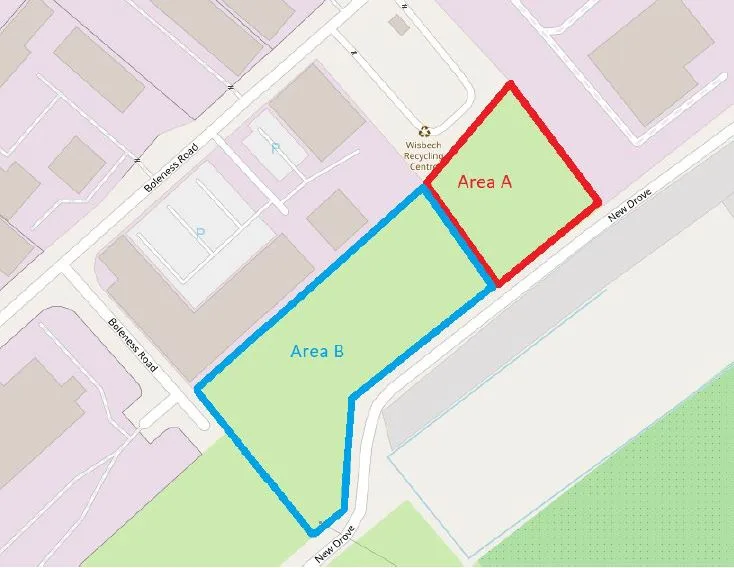 Police released photos of the areas of land affected by the closure order 