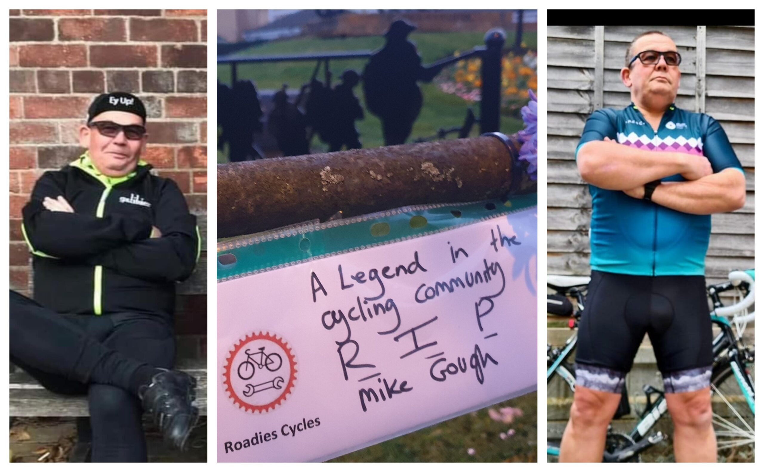 Mike Gough was the owner of Roadies Cycles in Hartford, Huntingdonshire, and much-loved by the community