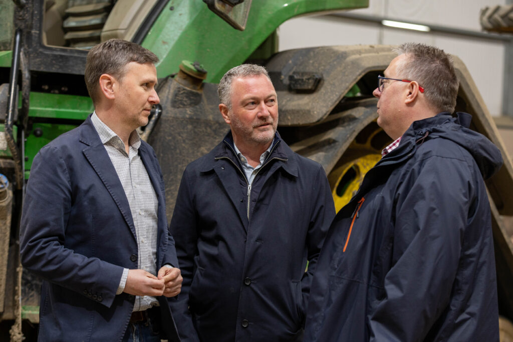 Steve Reed OBE MP, Shadow Secretary of State for Environment, Food and Rural Affairs and Andrew Pakes, Labour’s candidate for Peterborough visit Park Farm Thorney. Picture by Terry Harris