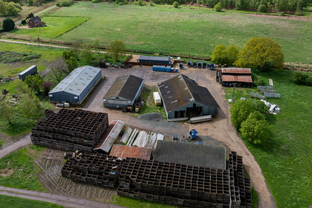 Two bungalows built at Holme Lode Farm, Holme Fen, Holme, in Huntingdonshire, were built without planning permission. Now the possibility is they will be demolished after the farmer who built them lost an appeal to the Planning Inspectorate.  PHOTO: Terry Harris