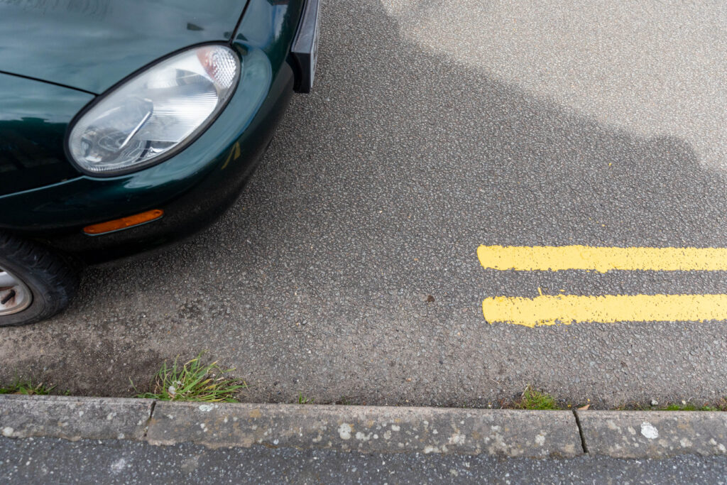County council contractors plan a return visit to Witchford near Ely to complete installation of yellow lines. They missed some spots because cars were parked there when they came to carry out the lining. PHOTO: Terry Harris Witchford, Ely
Saturday 20 April 2024. 