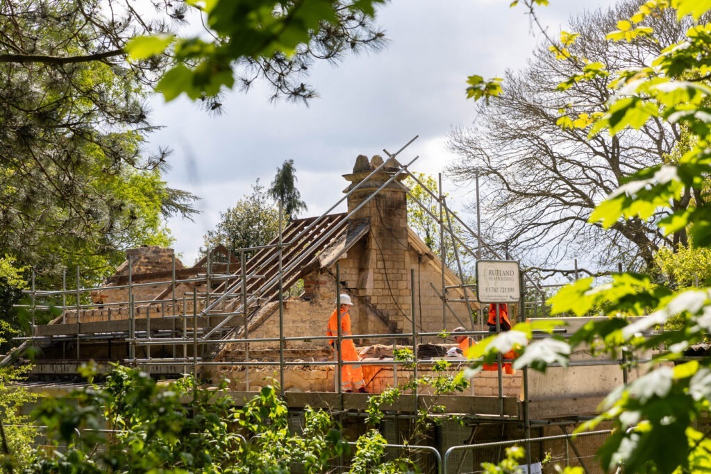 National Highways lend a helping hand to move Wansford Road station on the A47 to a new home at Railworld, Peterborough. PHOTO: Terry Harris 