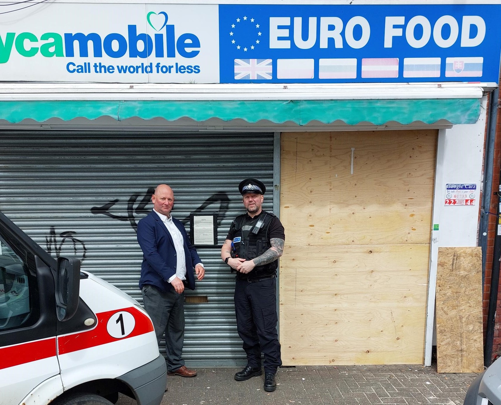 eurofood - News for Peterborough and Cambridgeshire News for Peterborough and Cambridgeshire - Police wasted no time in closing Eurofood in Lincoln Road, Millfield, Peterborough, for 3 months following court order