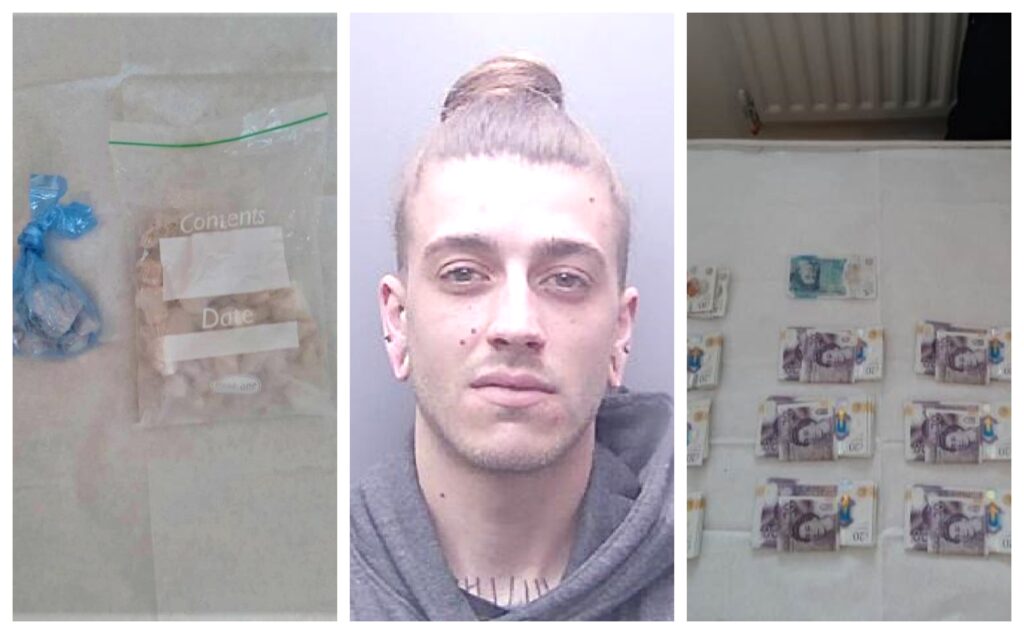 £20k haul of cash and drugs found in drug dealer’s Peterborough home