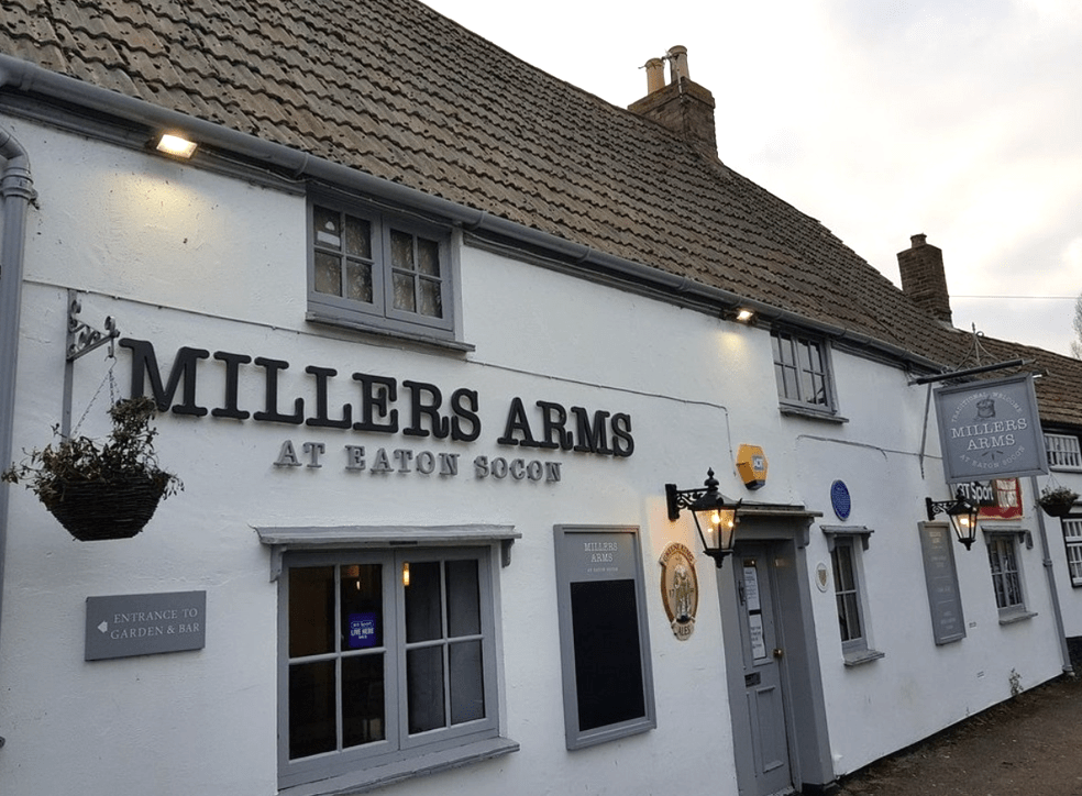 The Millers Arms, Eaton Socon, St Neots, is described in planning documents as an “attractive semi-detached building over two stories built sometime around the mid 1800’s”.