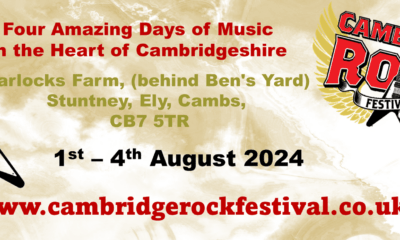 Cambridge Rock Festival will take place from August 1-4 at Harlocks Farm, (next to Ben's Yard), Stuntney, Ely