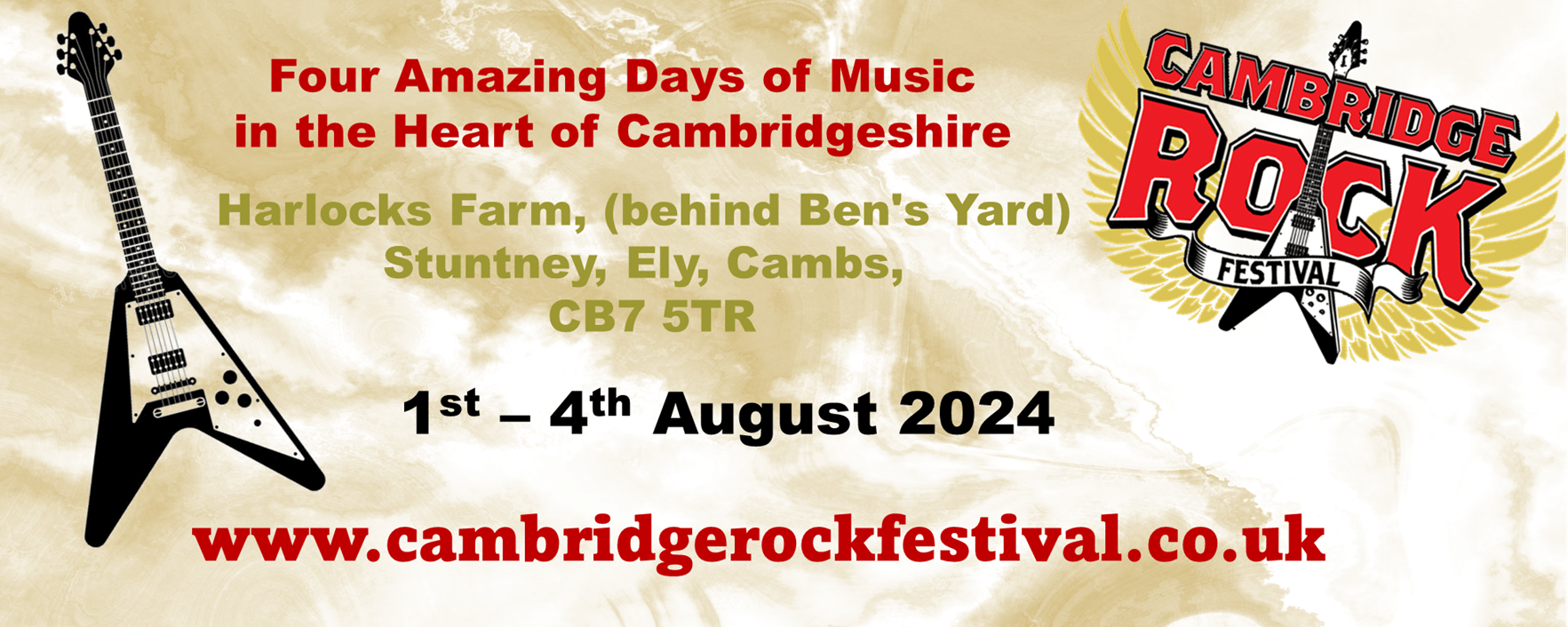 rock 1 - News for Peterborough and Cambridgeshire News for Peterborough and Cambridgeshire - Cambridge Rock Festival will take place from August 1-4 at Harlocks Farm, (next to Ben's Yard), Stuntney, Ely