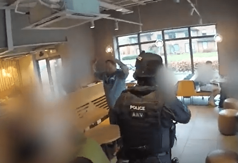 star 2 - News for Peterborough and Cambridgeshire News for Peterborough and Cambridgeshire - Ryan Miller, 36, was arrested in the Orton Centre coffee shop on 12 January after police received a 999-call