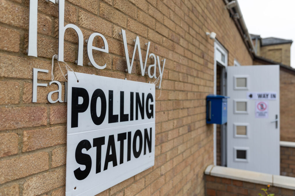 Polling under way today across Peterborough. Early indications suggest an improved turnout on 2023. PHOTO: Terry Harris 