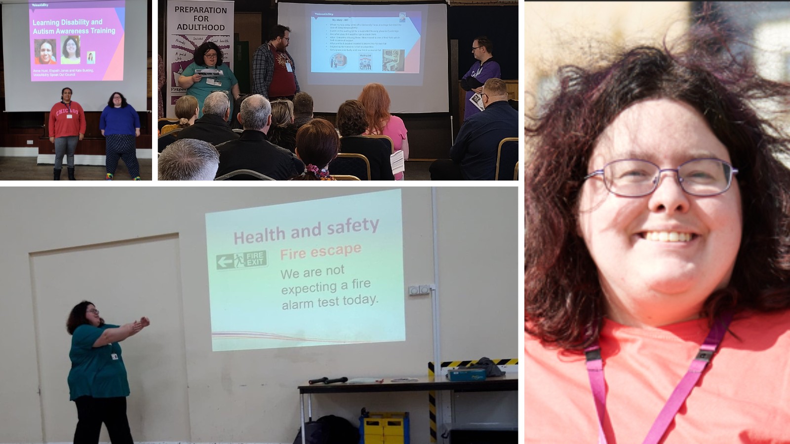 VA031 Elspeth Jones VoiceAbility collage (002) - News for Peterborough and Cambridgeshire News for Peterborough and Cambridgeshire - The life and work of Elspeth Jones, who was a Speak Out leader in Cambridgeshire for voice and rights charity VoiceAbility, was celebrated at this year’s Dimensions Learning Disability and Autism Leaders List Awards. Photo credit: VoiceAbility