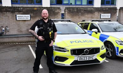 Sgt Jamie Cooper who has also been nominated for a Royal Humane Society award and Chief Constable Commendation for his brave actions