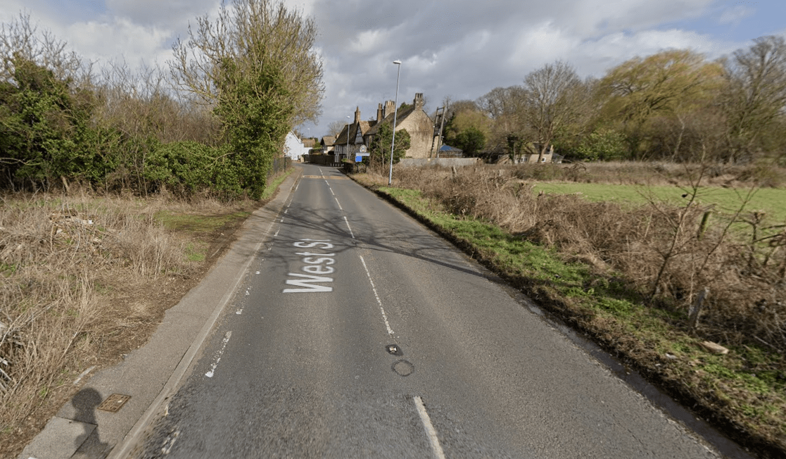 Beginning of West Street, Godmanchester. IMAGE: Google