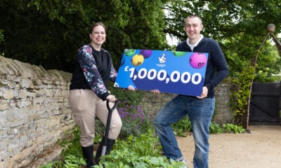Time now for a touch of ‘the good life’ for Cambridgeshire couple Graeme White and his wife, Katherine, after winning £1m on the National Lottery