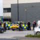 Police at the scene of a drugs raid at Harrier Way, Eagle Business Park, Yaxley. PHOTO: Terry Harris