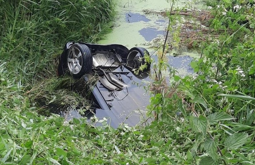 westmoor 2 - News for Peterborough and Cambridgeshire News for Peterborough and Cambridgeshire - Scene of the river rescue at Westmoor Drove, Littleport. PHOTO: Cambridgeshire police
