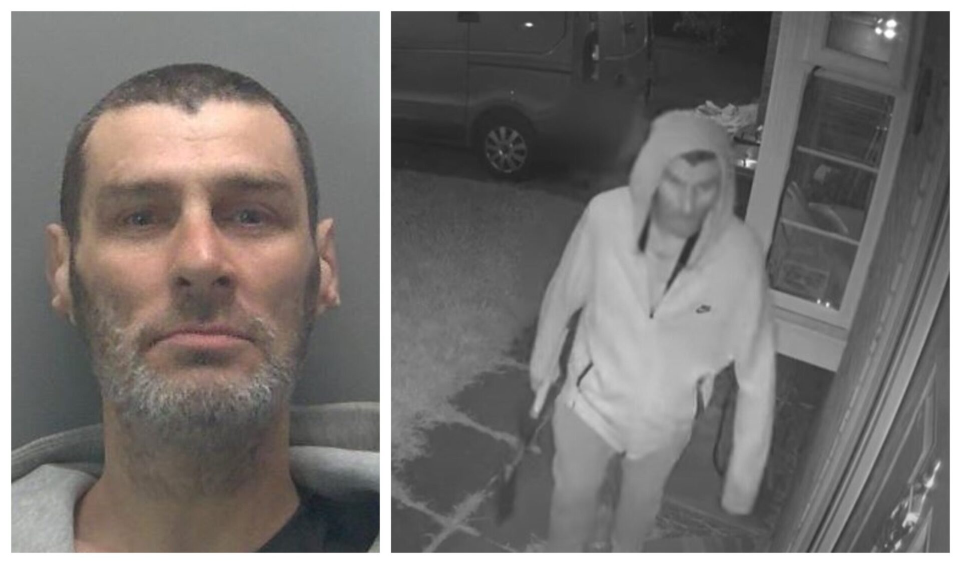 News for Peterborough and Cambridgeshire - Wayne McKie, 46, forced open a ground-floor window of a house in Winchester Way, Thorpe Meadows, Peterborough.