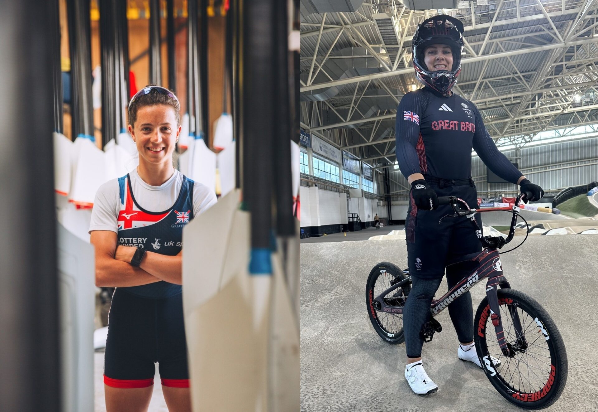 perse 1 - News for Peterborough and Cambridgeshire News for Peterborough and Cambridgeshire - (left) Imogen Grant, former student at Stephen Perse Cambridge and lightweight world champion rower and (right) Bethany Shriever, former teaching assistant at Dame Bradbury’s Junior School and BMX gold medallist. Photo credit: Stephen Perse Cambridge