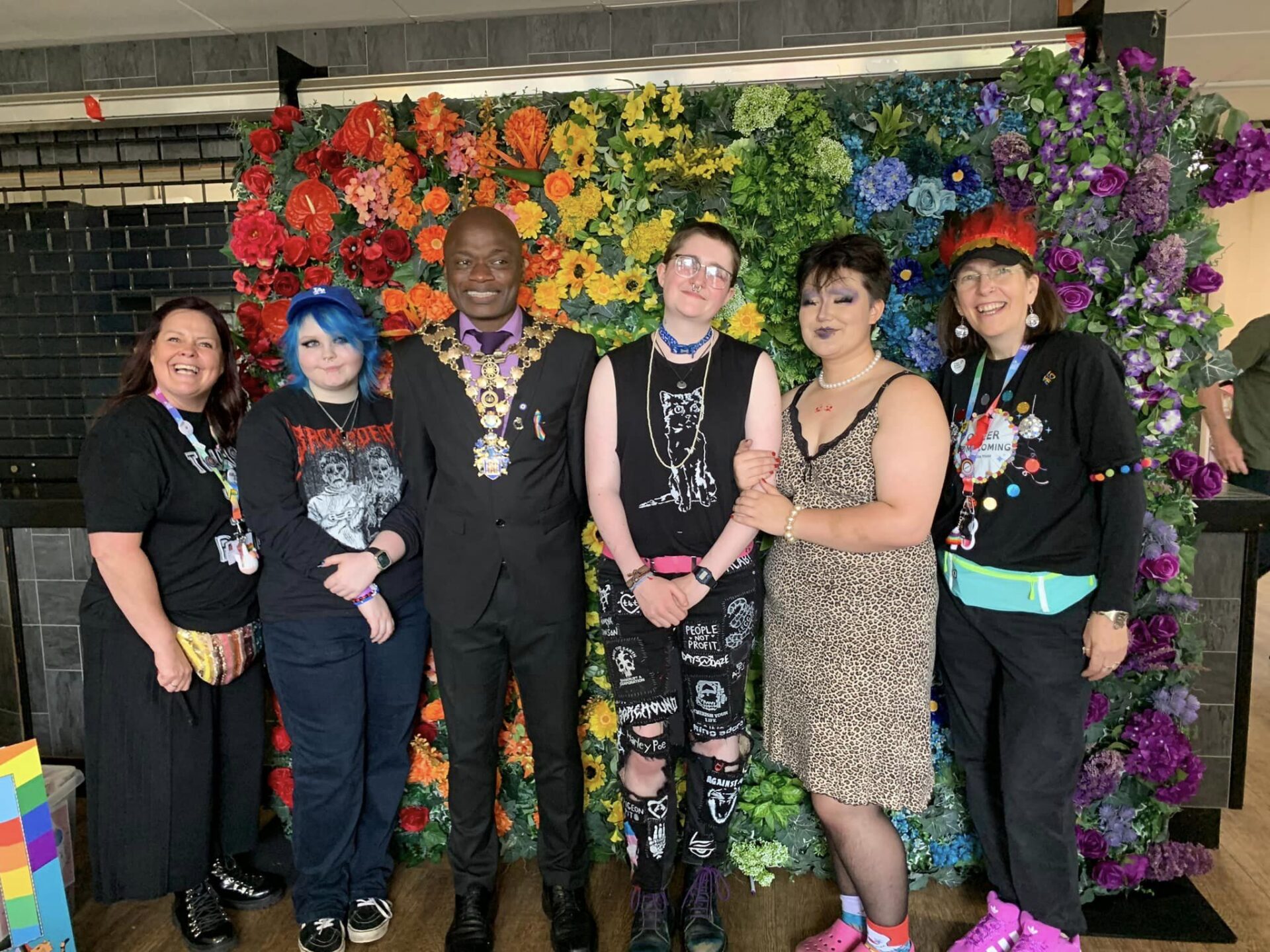 pride 4 - News for Peterborough and Cambridgeshire News for Peterborough and Cambridgeshire - Pride also enjoyed a visit from the Mayor of Wisbech, Cllr Sidney Imafidon, who posted photos of his visit to Mayor’s Facebook page.