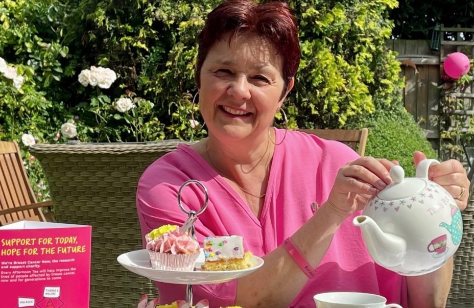 News for Peterborough and Cambridgeshire - The tea party was organised by keen baker and breast cancer survivor Cetti Long