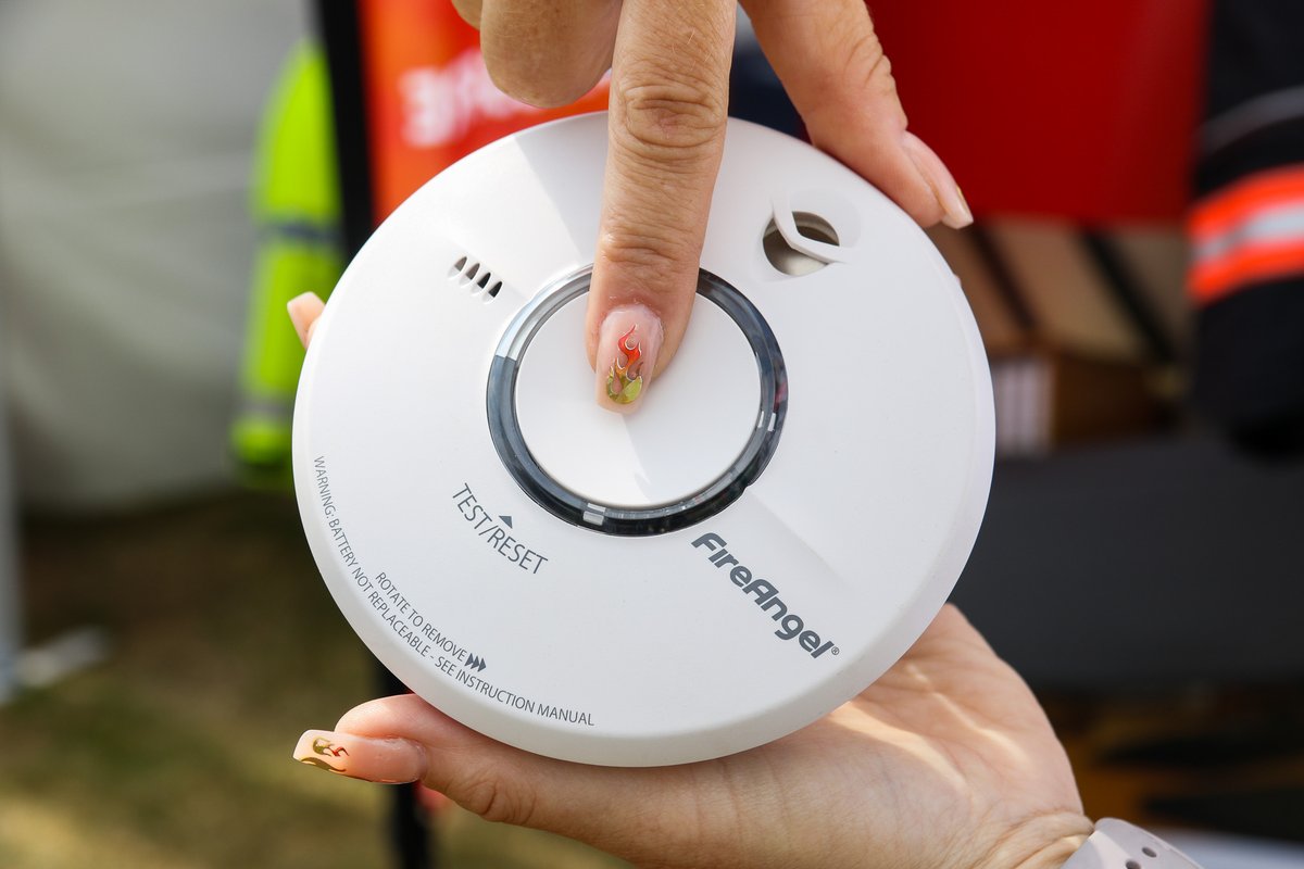 News for Peterborough and Cambridgeshire - Cambridgeshire Fire and Rescue urges those waiting in the queue for an Oasis ticket should use the time to check fire alarms. Image: Cambs fire and rescue