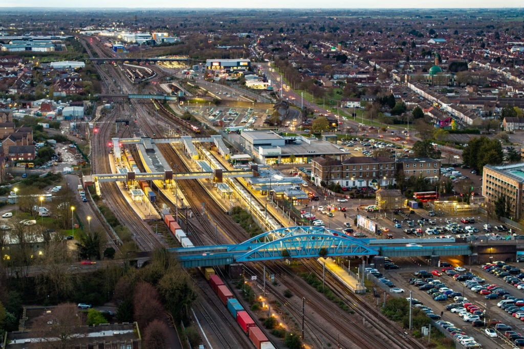 Aerials of Peterborough City Centre and Railway Station. - News for Peterborough and Cambridgeshire Peterborough Station Quarter Project ‘aims to create a welcoming gateway and vibrant destination on both the East and West sides of the station’. This will make the area easier to access and more attractive by adding a new entrance on the west side and enhancing the nearby surroundings