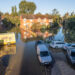 Flooded streets. - News for Peterborough and Cambridgeshire News for Peterborough and Cambridgeshire - Floods:. Brook Street, St Neots Picture by Terry Harris.