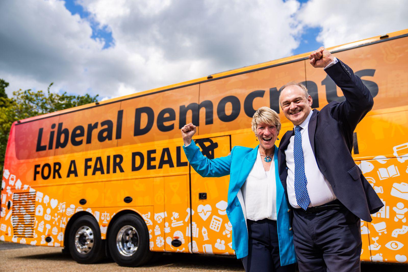 pippa - News for Peterborough and Cambridgeshire News for Peterborough and Cambridgeshire - Pippa Heylings with Lib Dem party leader Sir Ed Davey ahead of the election campaign in May