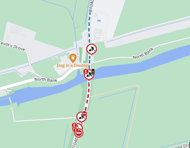 1040 2 - News for Peterborough and Cambridgeshire News for Peterborough and Cambridgeshire - Cllr Chris Boden has accused Cambridgeshire County Council of neglecting areas such as Fenland in favour of the south of the county. His comments were posted to social media at 8am today to update residents on repairs being carried out to the B1040.