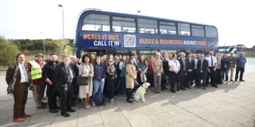 Stagecoach East, the police, and Rape Crisis Centres will see Stagecoach East's Bedfordshire and Cambridgeshire buses become safe-spaces that people - particularly women and girls - can flag down if they are in fear of abuse. Cambridgeshire launch above