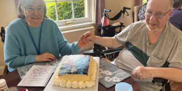 Sheila and Albert Cable celebrate their diamond wedding