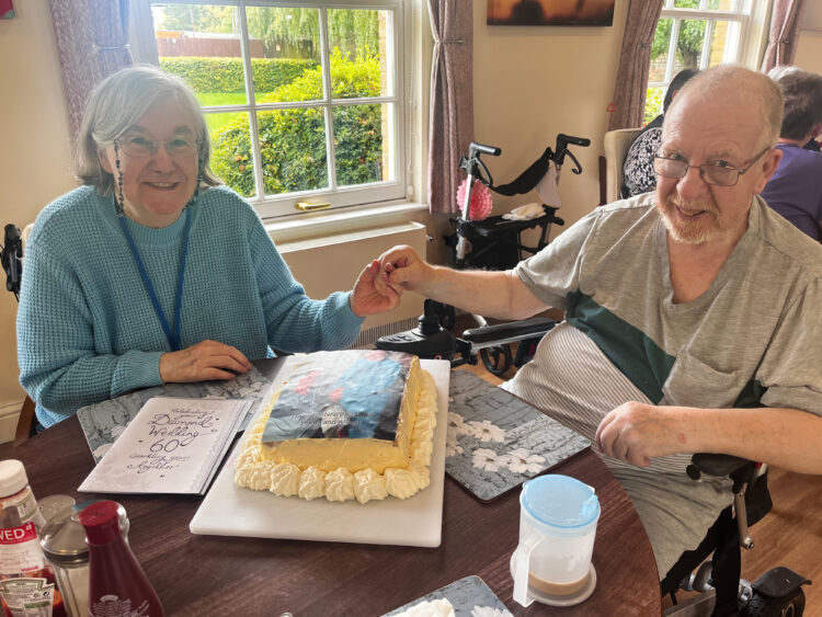 Jubilee Court March October 2024 Sheila and Albert (002) - News for Peterborough and Cambridgeshire News for Peterborough and Cambridgeshire - Sheila and Albert Cable celebrate their diamond wedding